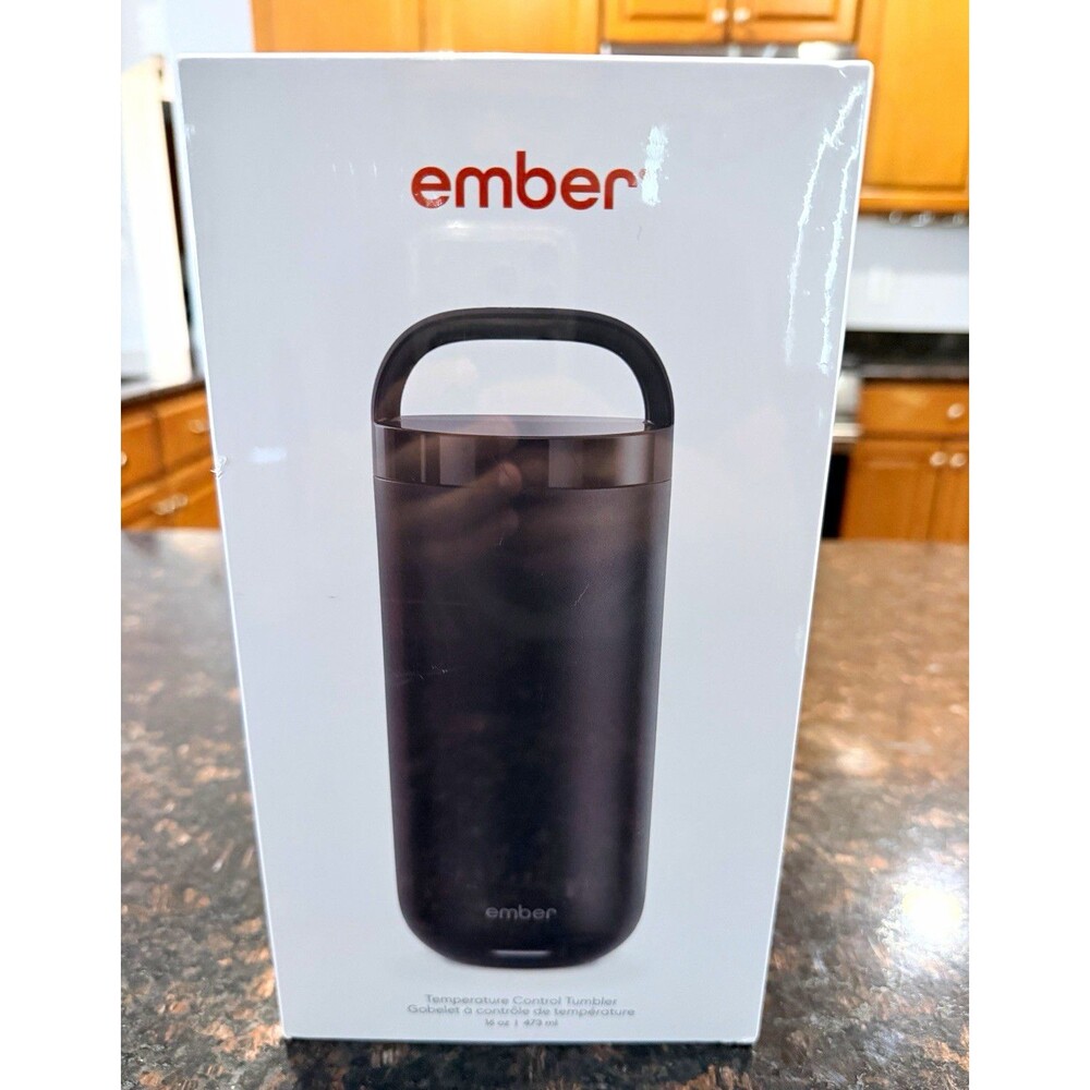 Ember Temperature Control Tumbler 16 oz Black Stainless Steel w/ Sliding Lid